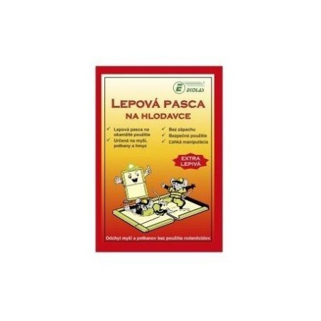 Trebor Pasca na hlodavce kartónová lepová FH-5018