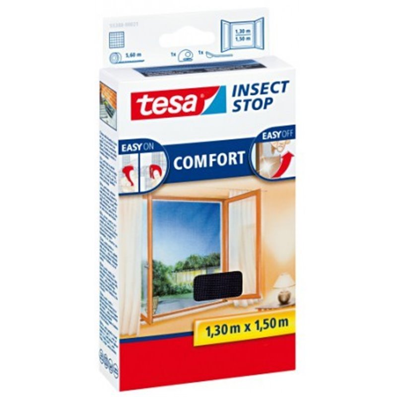 Trebor Sieť samolepiaca 150x130cm čierna 05056-00001-01