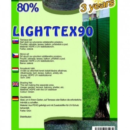 Trebor Sieť tieniaca Lighttex 1,2x10m zelená 28574