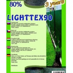 Trebor Sieť tieniaca Lighttex 1,5x50m zelená 28506