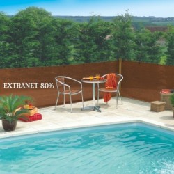 Trebor Sieť tieniacia EXTRANET 2x10m hnedá 2012317