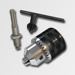 Trebor Skľučovadlo zubové závitové s kľučkou a redukciou SDS+ 1,5-13mm PC9209