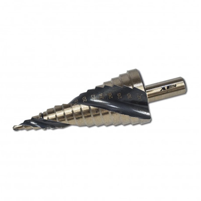 XTline Vrták stupňovitý špirálová drážka 6-38mm XT36038