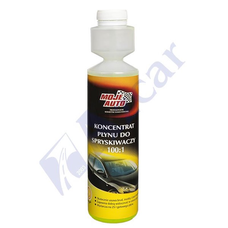 Letný koncentrát do ostrekovačov MOJE AUTO 1:100 250ml / CITRON /