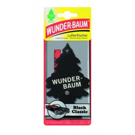 Stromček ,závesná vôňa Wunder-Baum / ČIERNY KLASIK /