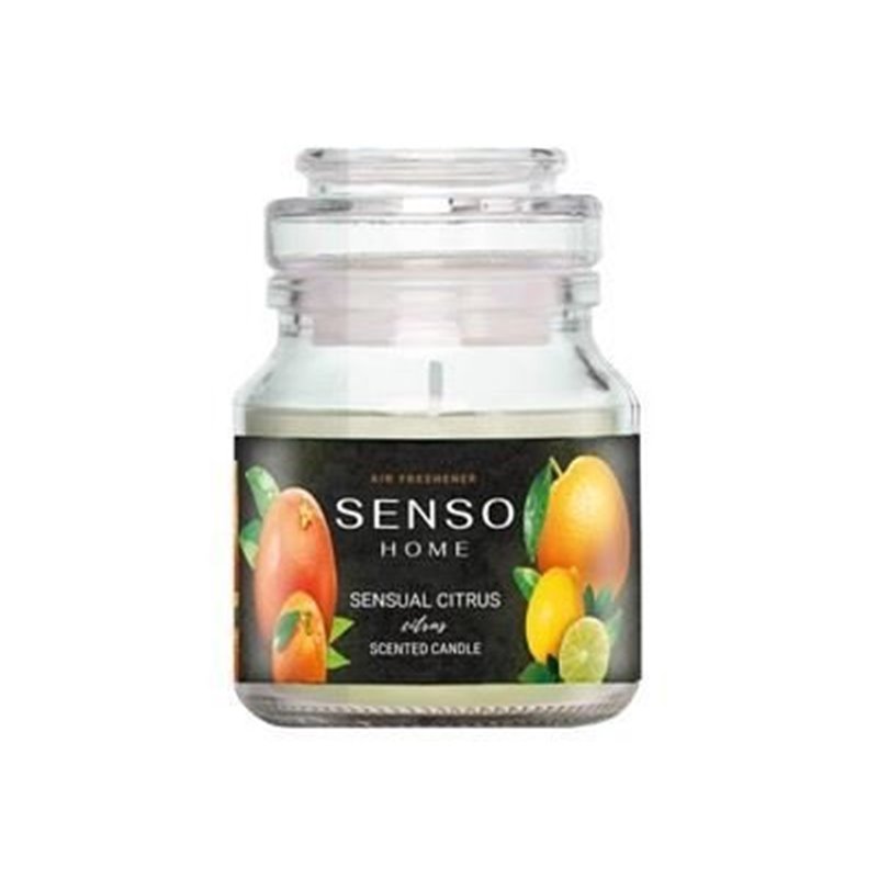 Voňavá sviečka v skle Dr.Marcus Senso 130g - ZMYSELNÝ CITRUS