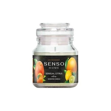 Voňavá sviečka v skle Dr.Marcus Senso 130g - ZMYSELNÝ CITRUS