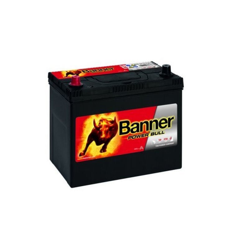 BANNER POWER BULL 45Ah Autobatéria 12V, 390A, Ľavá +R, P4524