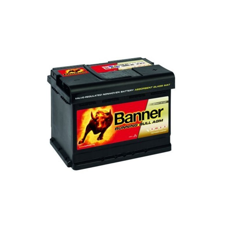 BANNER RUNING BULL AGM 60Ah Autobatéria 12V, 640A, pravá +R, 56001