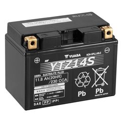 YUASA motobatéria 12V, 11,8 Ah, 230A, YTZ14S