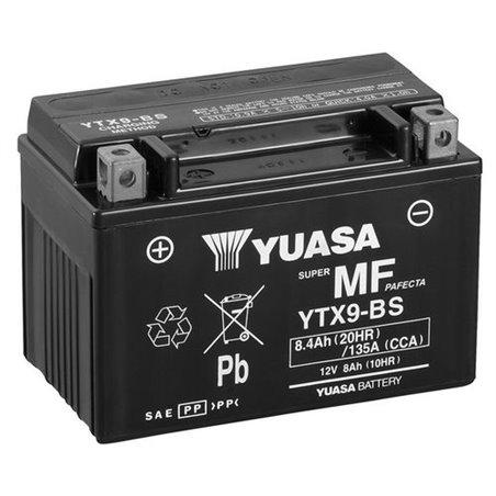 YUASA motobatéria 12V, 8,4 Ah, 135A, YTX9-BS