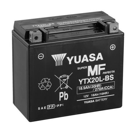 YUASA motobatéria 12 V,18,9 Ah, 270A, YTX20L-BS