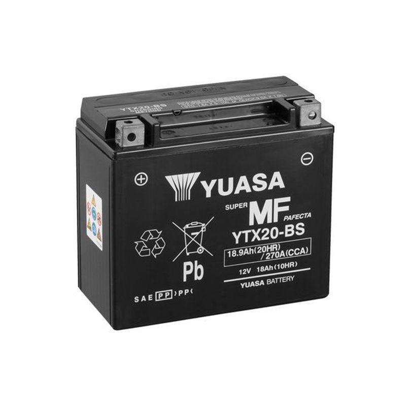 YUASA motobatéria 12 V,18,9 Ah, 270A, YTX20-BS