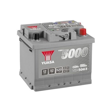 YUASA 52Ah Autobatéria12V , 520A , YBX5063
