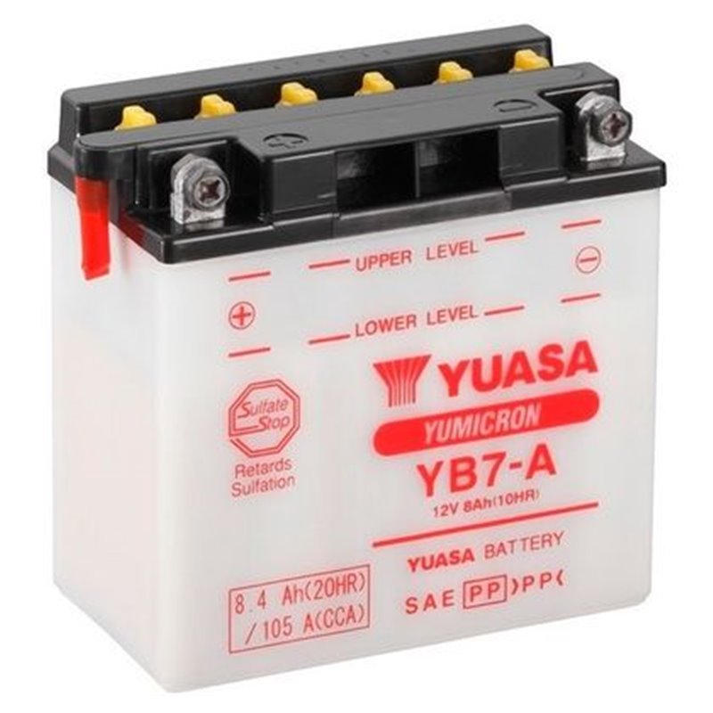 YUASA motobatéria 12V, 8,4 Ah, 105A, YB7-A