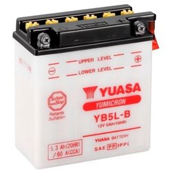 YUASA motobatéria 12V, 5,3 Ah, 60A, YB5L-B