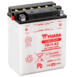 YUASA motobatéria 12V, 14,7 Ah, 175A, YB14-A2