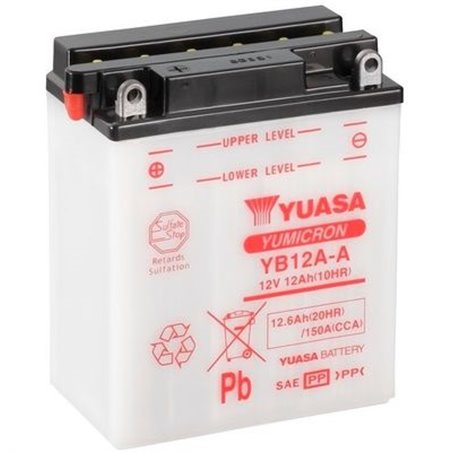 YUASA motobatéria 12 V,12,6 Ah, 150A, YB12A-A