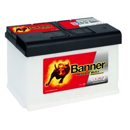 BANNER AutobatériaPOWER BULL Professional12V, 77Ah, 680A, P7740
