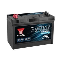 YUASA EFB 100Ah Autobatéria12V , 750A , ĽAVÁ!!! M31-EFB