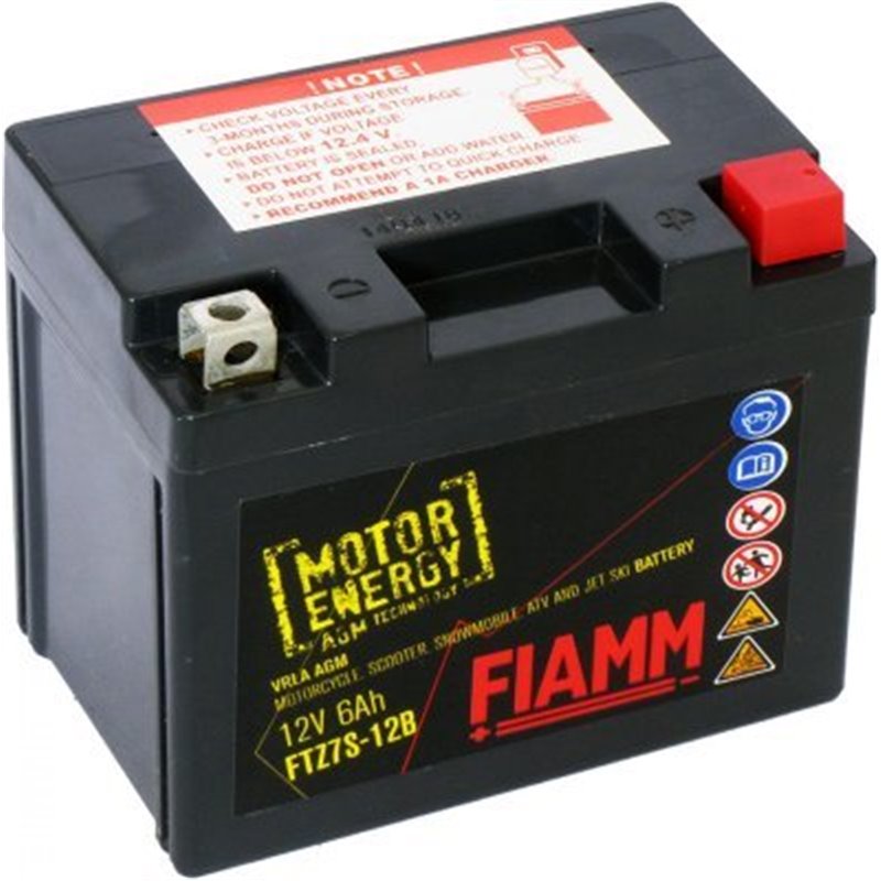 FIAMM motobateria 12V6Ah AGM , FTZ7S-12B