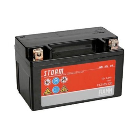 FIAMM motobatéria Storm AGM12V, 8,6Ah, 120A, FTZ10S-12B