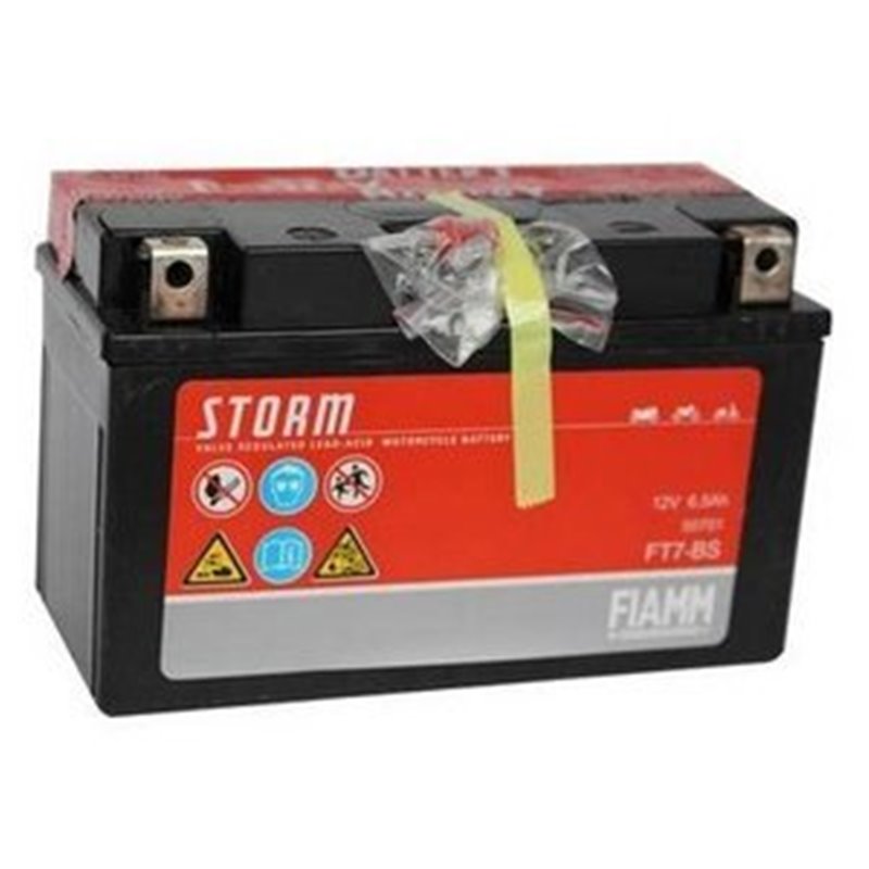 FIAMM motobatéria StormAGM 12V, 6,5Ah, 110A, FT7-BS