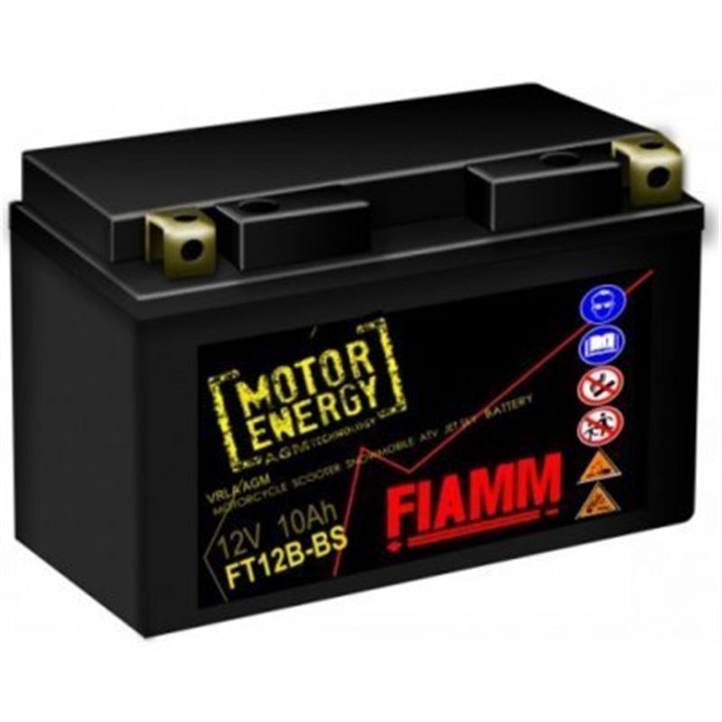 FIAMM motobatéria StormAGM 12V, 10Ah, 150A, FT12B-BS