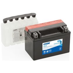 EXIDE motobatéria AGM,12V, 8Ah, 120A, ETX9-BS