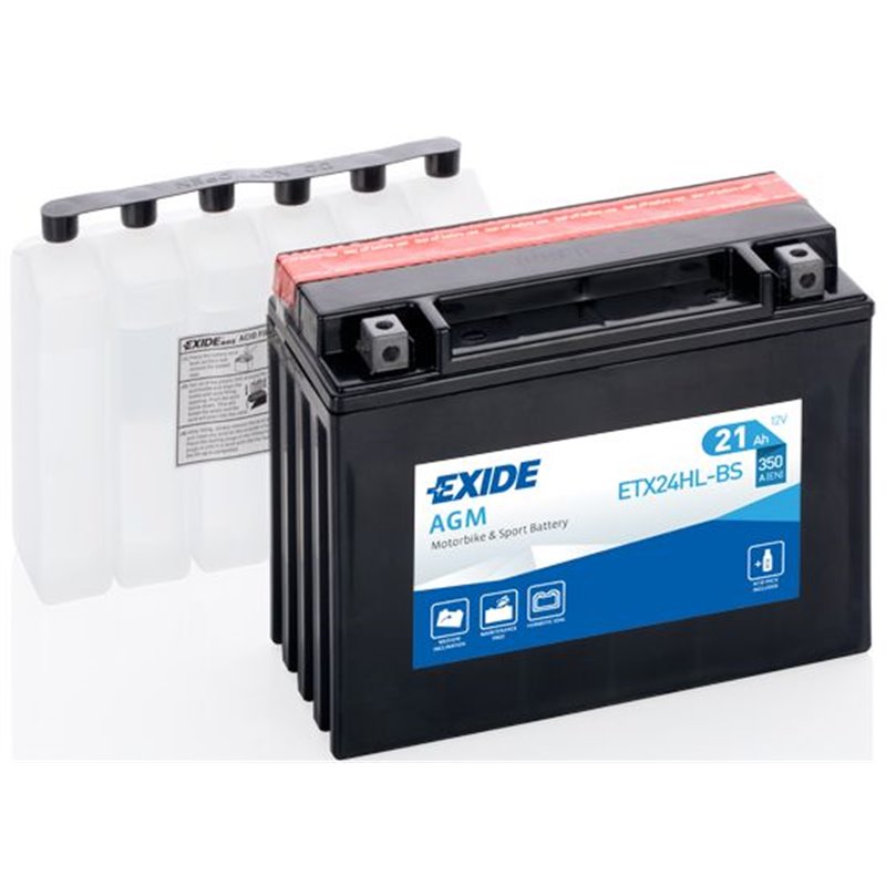 EXIDE motobatéria 12 V,21 Ah, 350 A, ETX24HL-BS