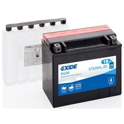 EXIDE motobatéria 12 V,18 Ah, 270 A, ETX20HL-BS