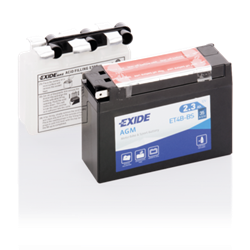 EXIDE AGM motobatéria12 V, 2,3 Ah, 35 A, ET4B-BS