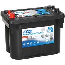 EXIDE START AGM42Ah Autobatéria 12V,700A , ĽAVÁ !!! EM900