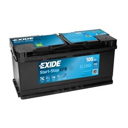 EXIDE EFB 105Ah AutobatériaStart-Stop 12V , 950A , EL1050