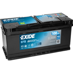 EXIDE EFB 100Ah AutobatériaStart-Stop 12V , 900A , EL1000