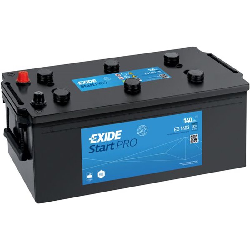 EXIDE StartPRO autobatéria12V , 140Ah , 800A , EG1403