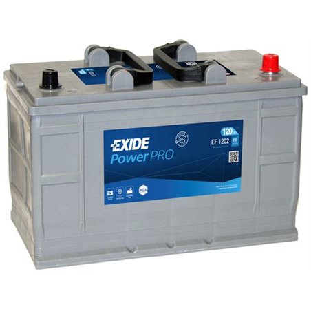 EXIDE PowerPRO 120AhAutobatéria 12V , 870A , EF1202