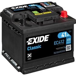 EXIDE Classic 41AhAutobatéria 12V , 370A , EC412