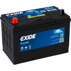 EXIDE Excell 95Ah Autobatéria, 12V , 720A , ĽAVÁ !!! EB955