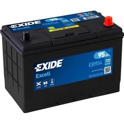 EXIDE Excell 95Ah Autobatéria, 12V , 760A , EB954