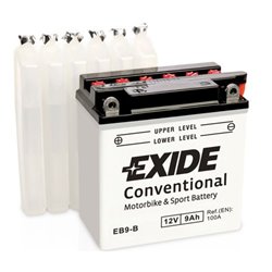 EXIDE motobatéria 12V, 9AH , 100A , EB9-B