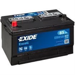 EXIDE Excell 85Ah Autobatéria, 12V , 800A , ĽAVÁ !!! EB858