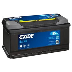 EXIDE Excell 85Ah Autobatéria, 12V , 760A , EB852