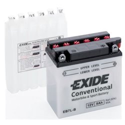 EXIDE motobatéria12V , 8AH , 85A , EB7L-B