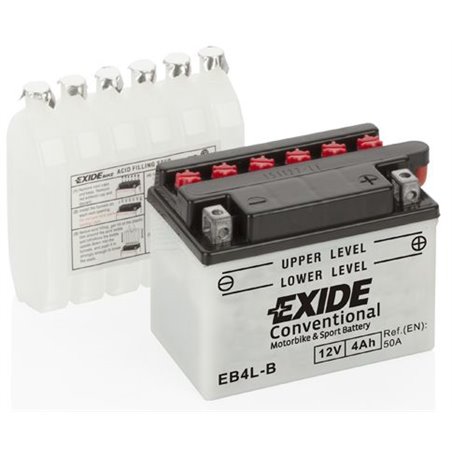 EXIDE motobatéria12V , 4AH , 50A , EB4L-B