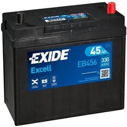 EXIDE Excell 45Ah Autobatéria, 12V , 330A , EB456