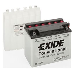 EXIDE motobatéria 12V, 19AH , 190A , EB16L-B