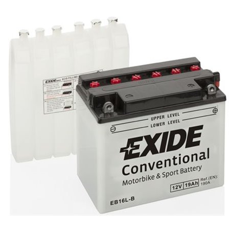 EXIDE motobatéria 12V, 19AH , 190A , EB16L-B