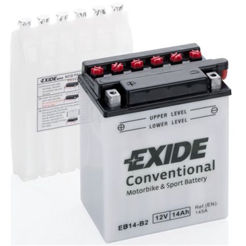 EXIDE motobatéria 12V, 14 Ah, 145 A, EB14-B2