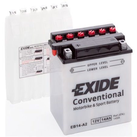 EXIDE motobatéria 12V, 14AH , 145A , EB14-A2